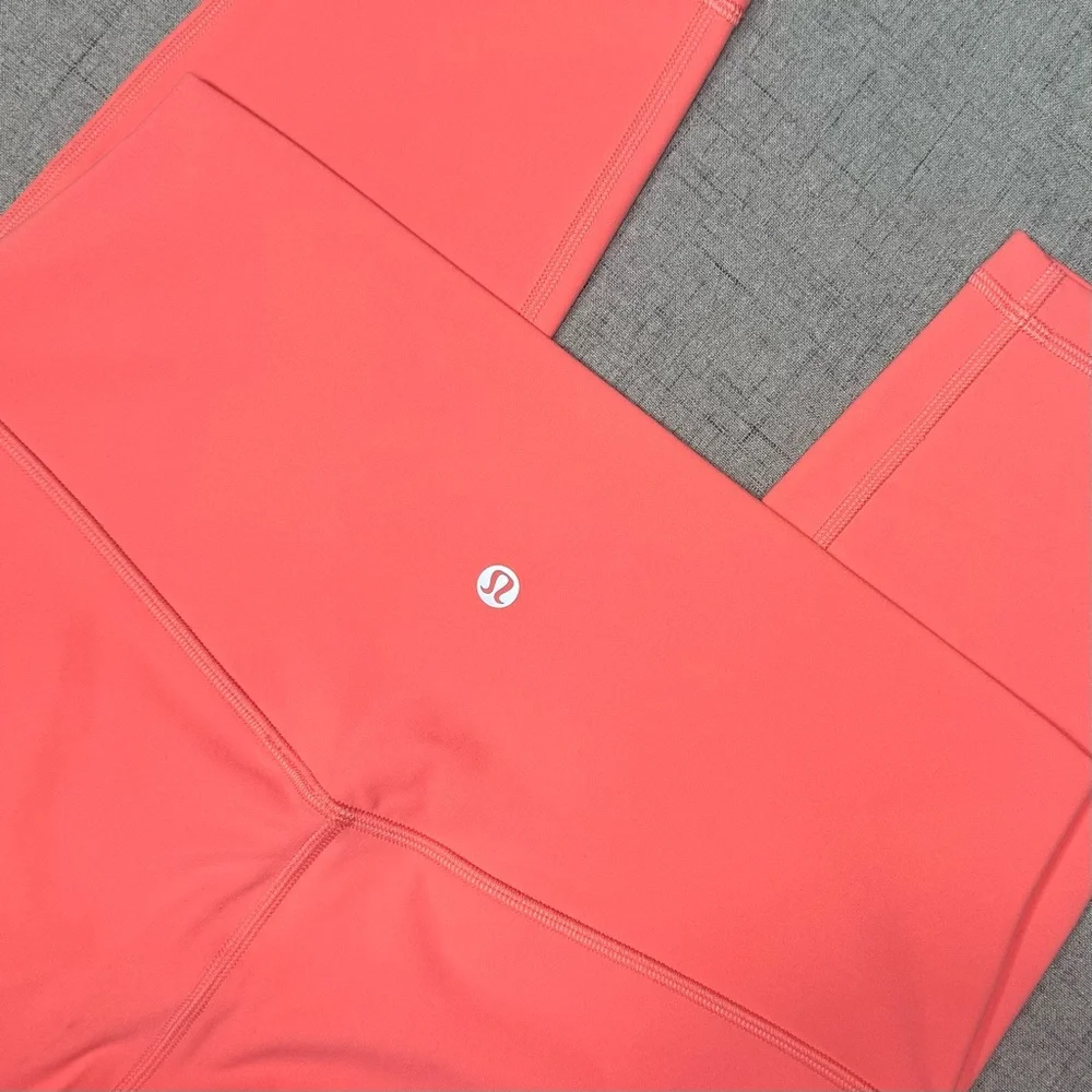 Lululemon Align High Rise Pant Leggings Raspberry Cream 8 10 NWT